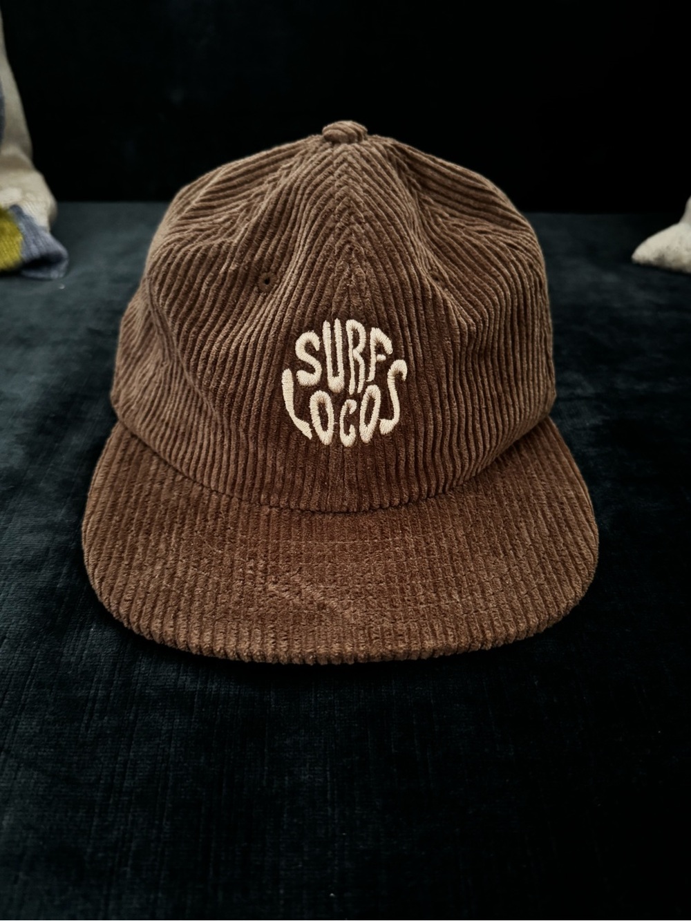 Surf Cocos Brown Corduroy Baseball Cap